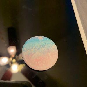 snowy mountain pop socket plate